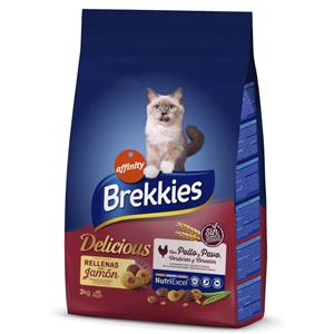 Affinity Brekkies Brekkies Delicious Kip, Kalkoen & Kwartel - Voordeelpakket: 3 x 3 kg