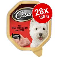 Cesar Nassfutter Klassiker Selektion mit Rind und Leber 150g - MARS