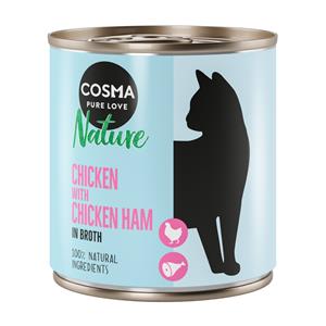 Cosma 12 x 280 g  Nature Voordeelpakket Kip & Kippenham