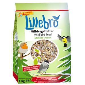 20% korting! op Lillebro Wildvogelvoer Schaalvrij - 4 kg
