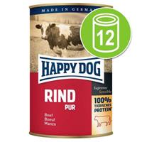 6 x 400 g Happy Dog Puur - Kalkoen Puur Hondenvoer