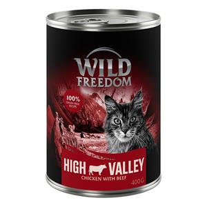 12x400g Adult High Valley Rund & Kip Wild Freedom Kattenvoer