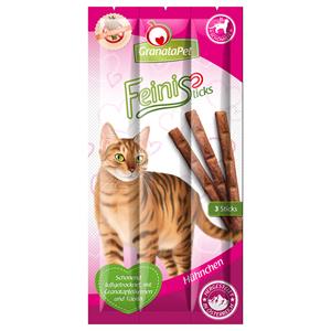 3x5g GranataPet Feini Kip Kattensnacks