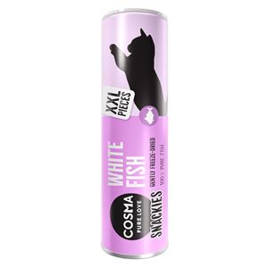 Kattensnacks Cosma Snackies XXL Witvis - Voordeelpakket: 3 x 18 g