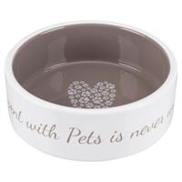 TRIXIE Pet's Home Keramische Voerbak - 300 ml, Ø 12 cm