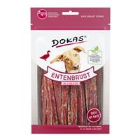250g Vleessnack Eendenborst in streepjes Dokas Hondensnacks