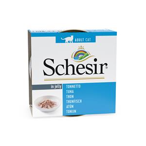 6x85g In Gelei Tonijn Schesir Kattenvoer