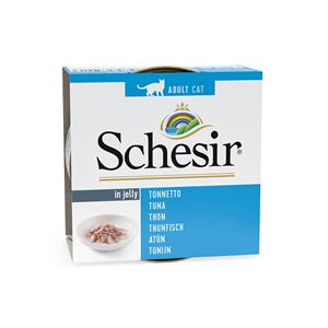 6x85g Tonijn Schesir Kattenvoer Nat