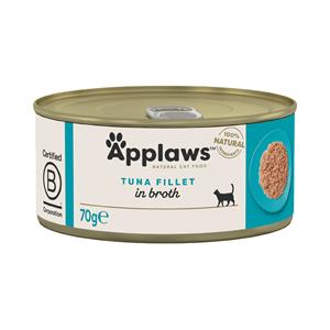 Applaws 6x70g  Tonijnfilet Kattenvoer in Bouillon