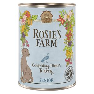 Rosie's Farm Senior Hondenvoer 6 x 400 g  - Senior: Kalkoen