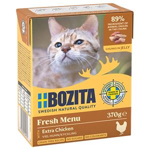 Bozita Stukjes in Gelei Kattenvoer 6 x 370 g - met Extra Kip