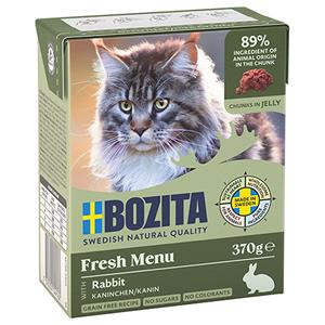 Bozita Stukjes in Gelei Kattenvoer 6 x 370 g - met Konijn