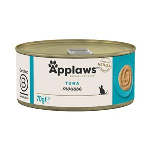 24x70g Mousse Tonijn Applaws Kattenvoer Nat