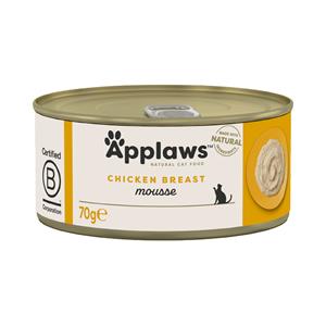 Applaws 5 + 1 gratis!  6 x 70 g  Mousse - Kip