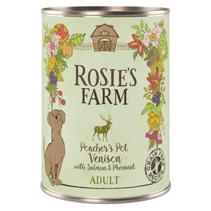 Rosie's Farm Adult Hondenvoer 6 x 400 g  - Wild & Fazant met zalm