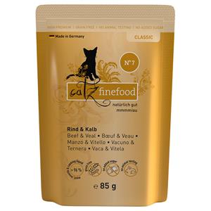 Catz Finefood Maaltijdzakjes Kattenvoer 8 x 85 g - Zalm & Gevogelte