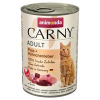 Animonda Carny Adult Kattenvoer 6 x 400 g - Kip, Kalkoen & Konijn