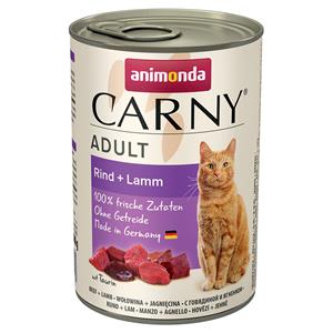 Animonda Carny Adult Kattenvoer 6 x 400 g - Rund & Lam