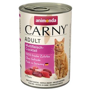 Animonda Carny Adult Kattenvoer 6 x 400 g - Multivlees-Cocktail