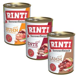 6x400g Rinti "Kennerfleisch" Eend Hondenvoer