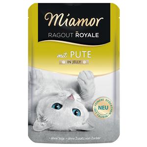 22x100g Ragout Royale in Gelei Kalkoen Miamor Kattenvoer Nat