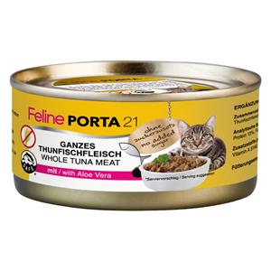 24x156g Feline Tonijn met Aloe (graanvrij) Porta 21 Kattenvoer