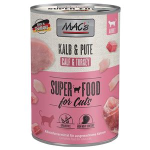 MAC's 6x400g Kalf en Kalkoen MAC´s Kattenvoer