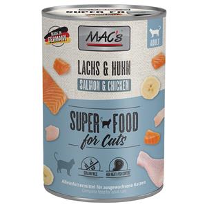 MAC's 6x400g Zalm & Kip MAC´s Kattenvoer