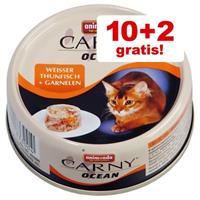12x80g Ocean Ocean Mix I (4 soorten) animonda Carny Kattenvoer