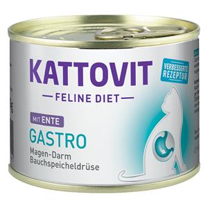 Kattovit Gastro Kattenvoer - 12 x 185 g Eend