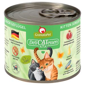 Granatapet Spaarpakket Granata Pet DeliCatessen 24 x 200 g Kattenvoer - Kitten Gevogelte
