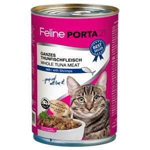 Porta 21 Feline  Voordeelpakket 12 x 400 g - Tonijn met Garnalen