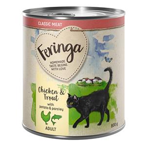 24x800g Forel & Kip Classic Meat Menü Feringa Kattenvoer nat