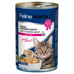 Porta 21 Feline  Voordeelpakket 12 x 400 g - Kip Puur