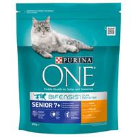 Kattenvoer one senior 7 rijk aan kip & volkoren granen brokjes 800 gr - Purina