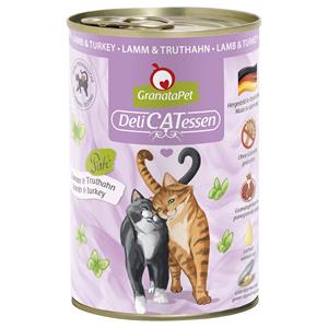 Granatapet DeliCatessen Kattenvoer 6 x 400 g - Lam & Kalkoen