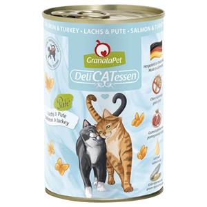 Granatapet DeliCatessen Kattenvoer 6 x 400 g - Zalm & Kalkoen