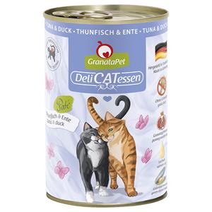 Granatapet DeliCatessen Kattenvoer 6 x 400 g - Tonijn & Eend