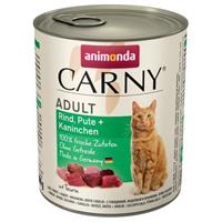 6x800g Adult Creaties met Rund Animonda Carny Kattenvoer