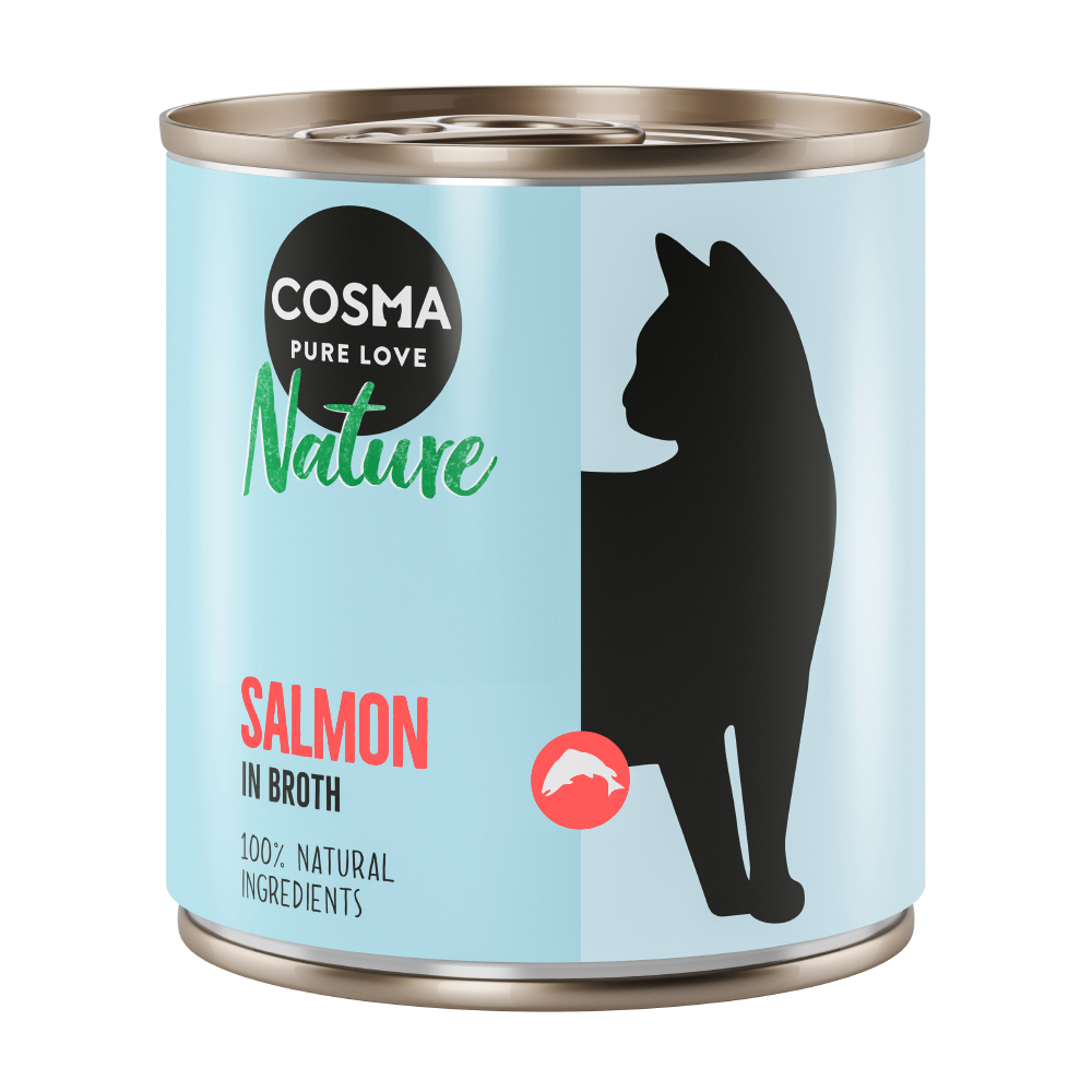 Cosma Nature Kattenvoer 6 x 280 g - Zalm