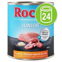 Rocco Junior 6 x 800 g - Rund + Calcium
