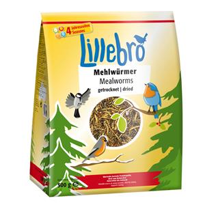 Lillebro Meelwormen Gedroogd - Dubbelpak: 2 x 500 g