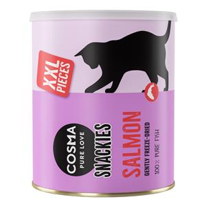 150g Maxi Tube Zalm Cosma Snackies XXL Gevriesdroogde Kattensnacks