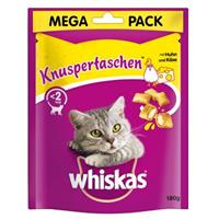 15% Korting! Voordeelverpakking aan snacks van Whiskas en Sheba - 2 x 180 g Whiskas Temptations Zalm + 9 x 12 g Sheba Creamy Snacks Kip & Zalm