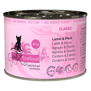 6x200g Lam & Paard catz finefood Kattenvoer Nat