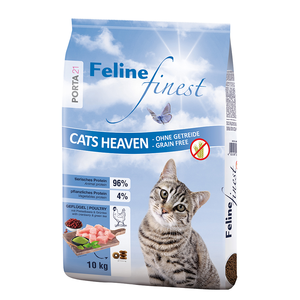 Porta 21 10kg Feline Finest - Cats Heaven graanvrij  Kattenvoer