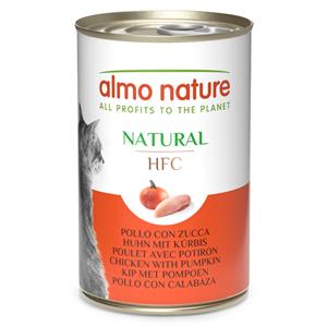 Almo Nature HFC 12 x 140 g Almo Nature Classic - Classic Kip & Pompoen Kattenvoer - Voordeelpakket