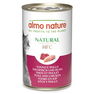 Almo Nature HFC 12 x 140 g Almo Nature Classic - Classic Tonijn & Kip Kattenvoer - Voordeelpakket