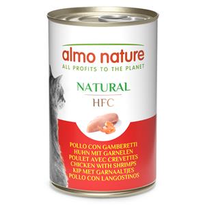 Almo Nature Classic 6 x 140 g Almo Nature HFC Kattenvoer - Kip & Garnalen