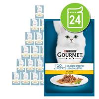 Gourmet 24 x 85 g  Mini Filets met Kalkoen Perle Kattenvoer - Voordeelpakket